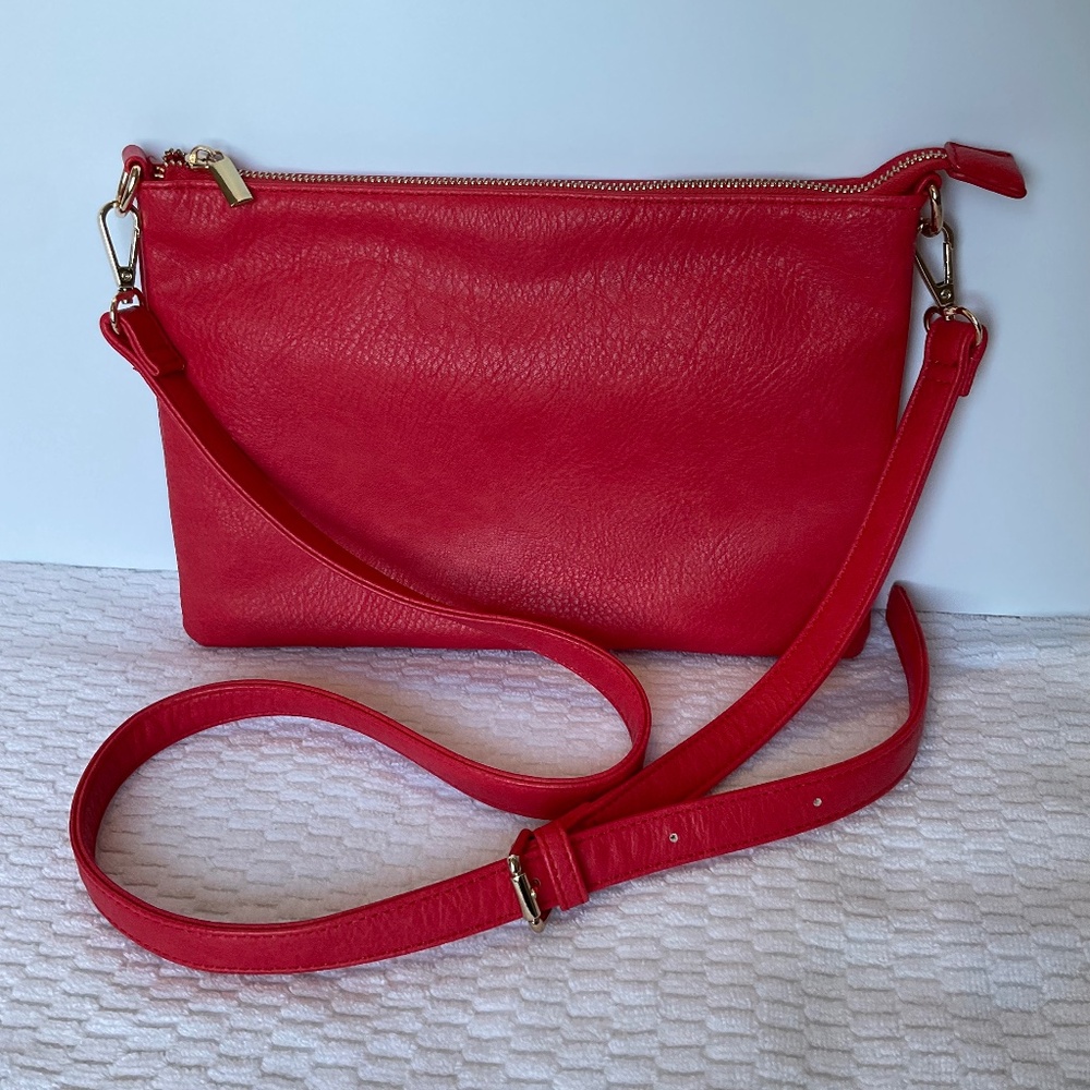 G. H. Bass & Co. - Bass Red Shoulder Bag - Vegan Leather